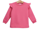 Load image into Gallery viewer, Ruffle Sweatshirt- Hot Pink

