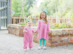 Load image into Gallery viewer, Sadie Pants Set- Pink Stripe/ Mint

