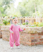 Load image into Gallery viewer, Sadie Romper - Pink Stripe/ Mint
