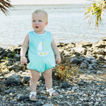 Load image into Gallery viewer, Sailboat Bubble 12mo
