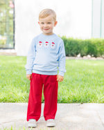 Load image into Gallery viewer, Santa Pullover - Blue
