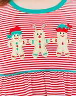 Load image into Gallery viewer, Santa's Sweet Helpers Ruffle Pant Set
