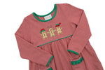 Load image into Gallery viewer, Santa's Sweet Helpers Ruffle Pant Set
