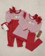 Load image into Gallery viewer, Santa's Treats Ruffle Pant Set
