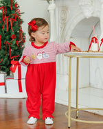 Load image into Gallery viewer, Santa's Treats Ruffle Romper
