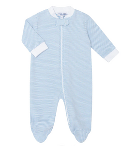 Nellapima Blue Bubble Zipper Footie