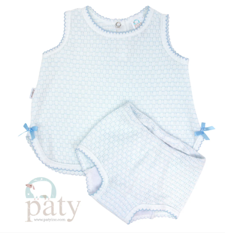 PREORDER - Paty 2pc Diaper Set - Multiple Color Options