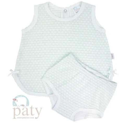 PREORDER - Paty 2pc Diaper Set - Multiple Color Options