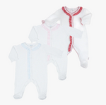 Load image into Gallery viewer, PREORDER - Paty Knit Footie With Ruffle
