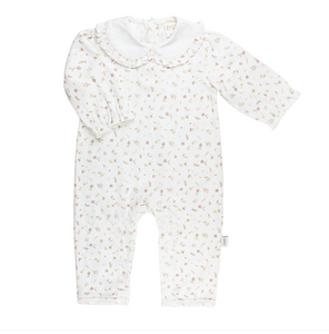 PREORDER - Girls Pointelle Knit Romper