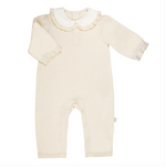 Load image into Gallery viewer, PREORDER - Girls Pointelle Knit Romper
