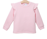 Load image into Gallery viewer, Ruffle Sweatshirt- Hot Pink
