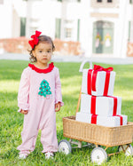 Load image into Gallery viewer, Underneath The Tree Ruffle Romper
